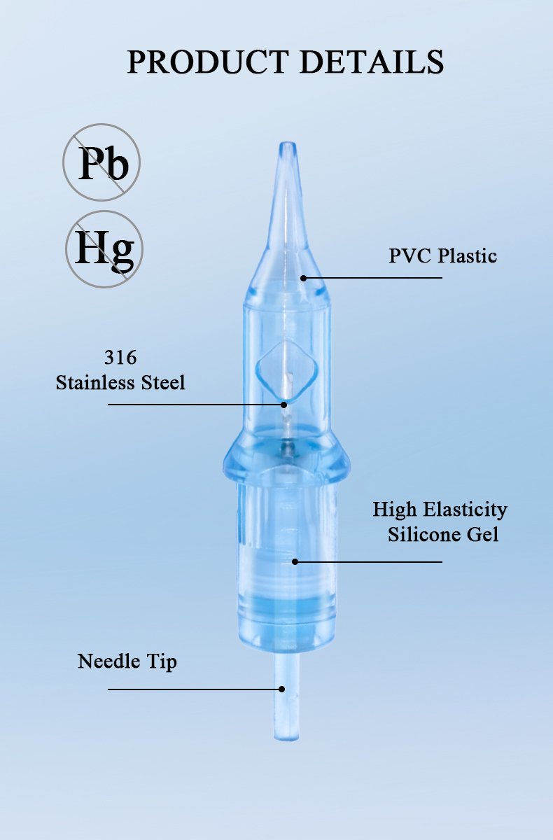 50Pcs Mixed Medical-grade Tattoo Needle Cartridges
