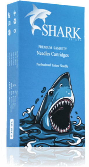 Shark Premium Safety Needles Cartridges product box